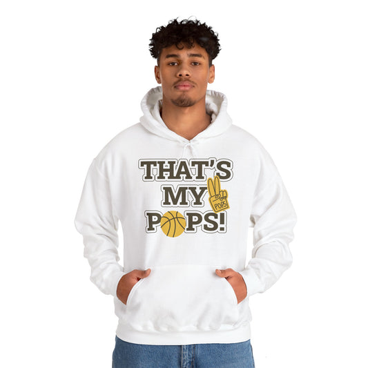 Father's Day Unisex Hooded Sweatshirt - That's My Pops! Design