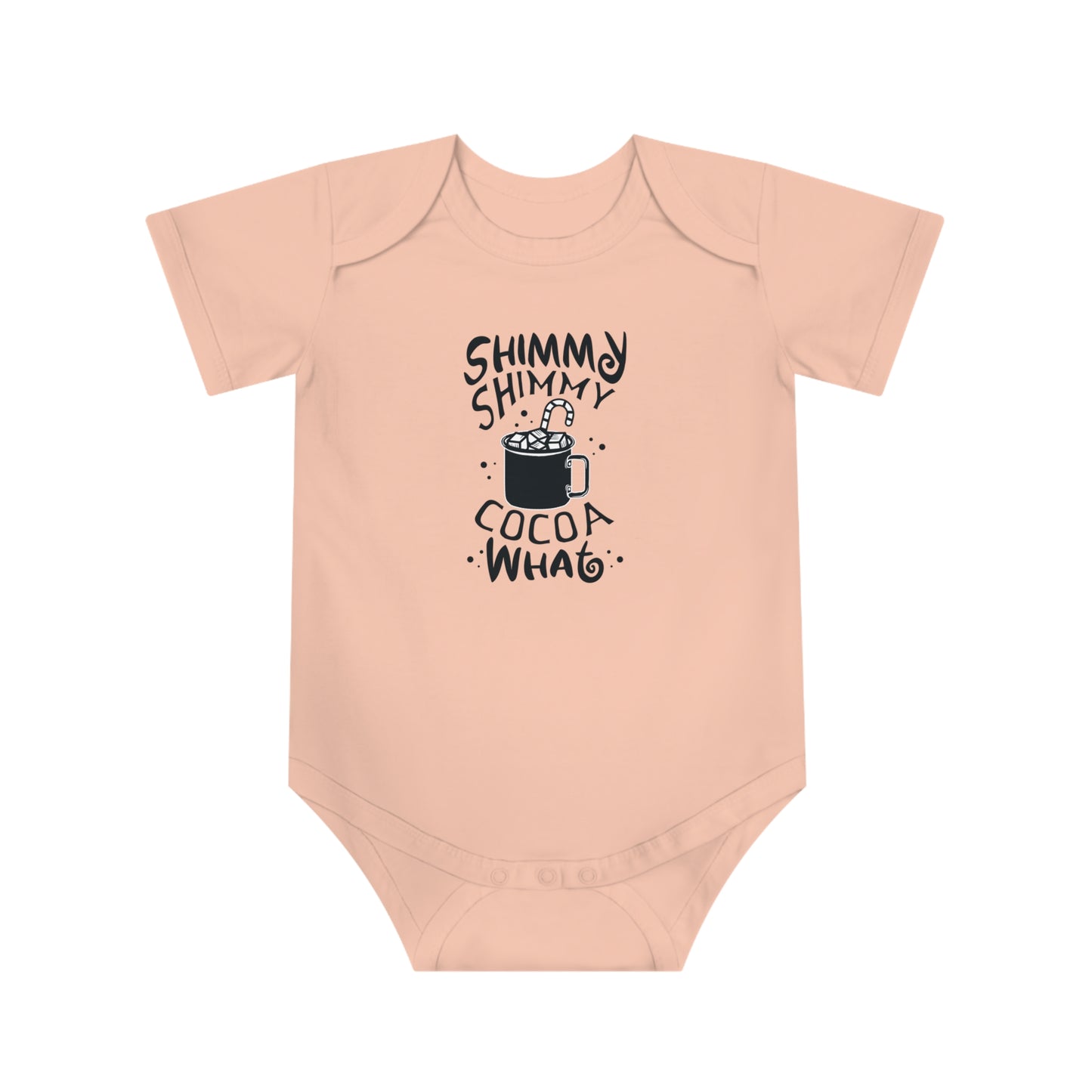 Christmas Baby Bodysuit - Shimmy Shimmy Cocoa What Design