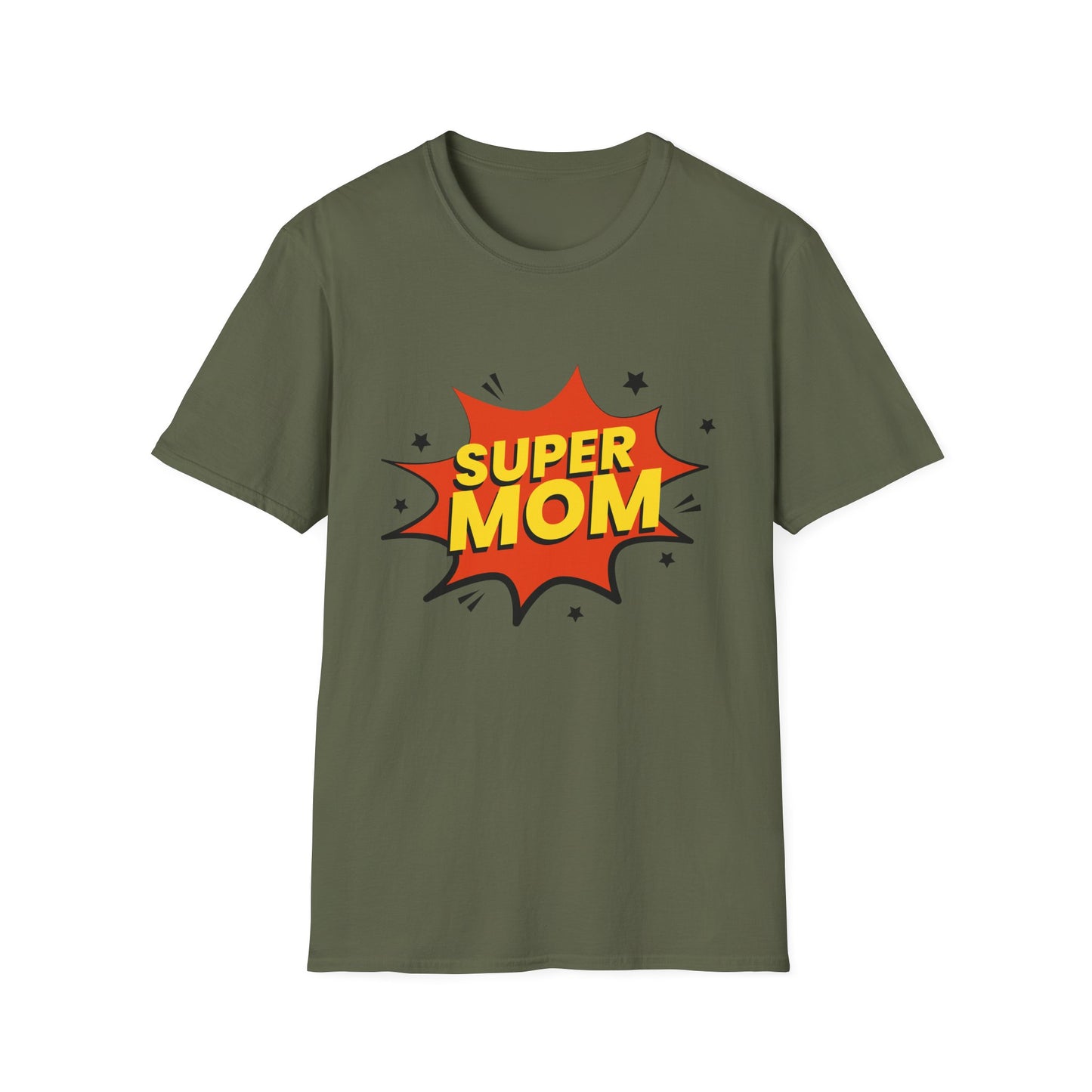 Mother's Day Unisex T-Shirt - Super Mom Pop Design