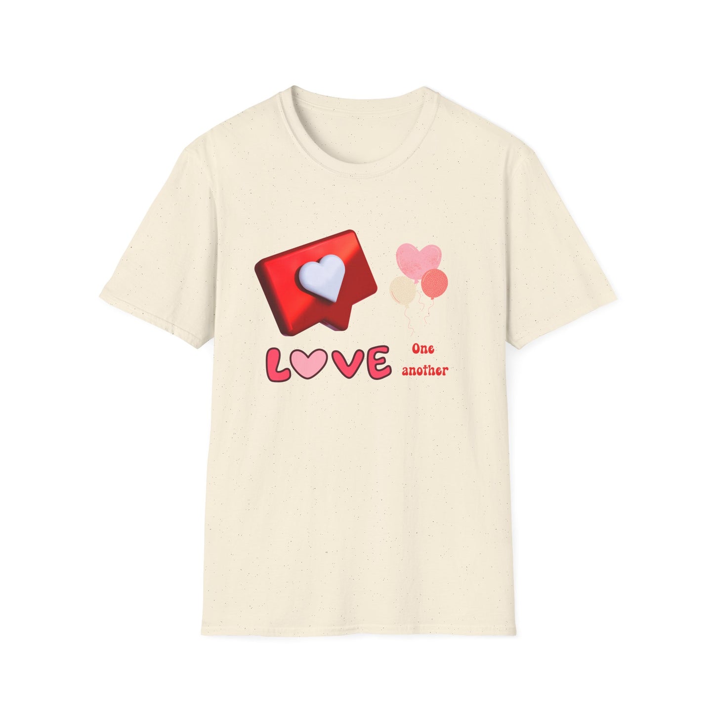 Valentine's Day Unisex T-Shirt - Love One Another Design