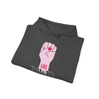 Motivational Unisex Hooded Sweatshirt - GRL Power Design