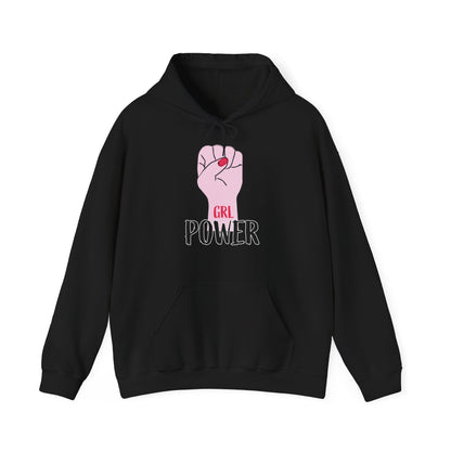 Motivational Unisex Hooded Sweatshirt - GRL Power Design