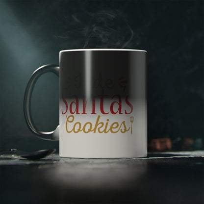 Christmas Color Changing Mug - I Ate Santa's Cookies Design