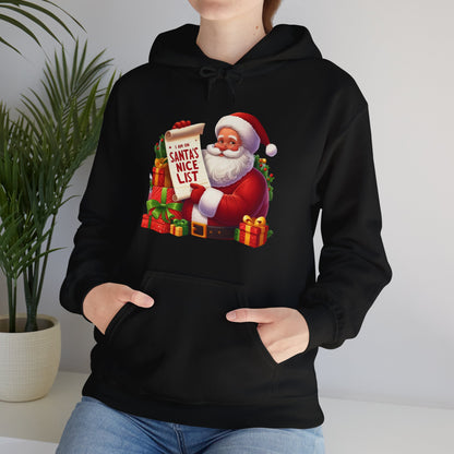 Santa's Nice List and Gifts Christmas Hoodie - Unisex