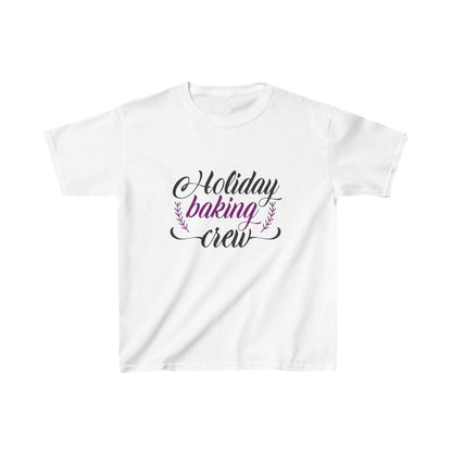 Christmas Unisex Kids T-Shirt - Holiday Baking Crew Design