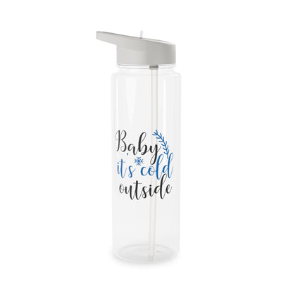 Tritan Water Bottle - Baby It's Cold Outside Design