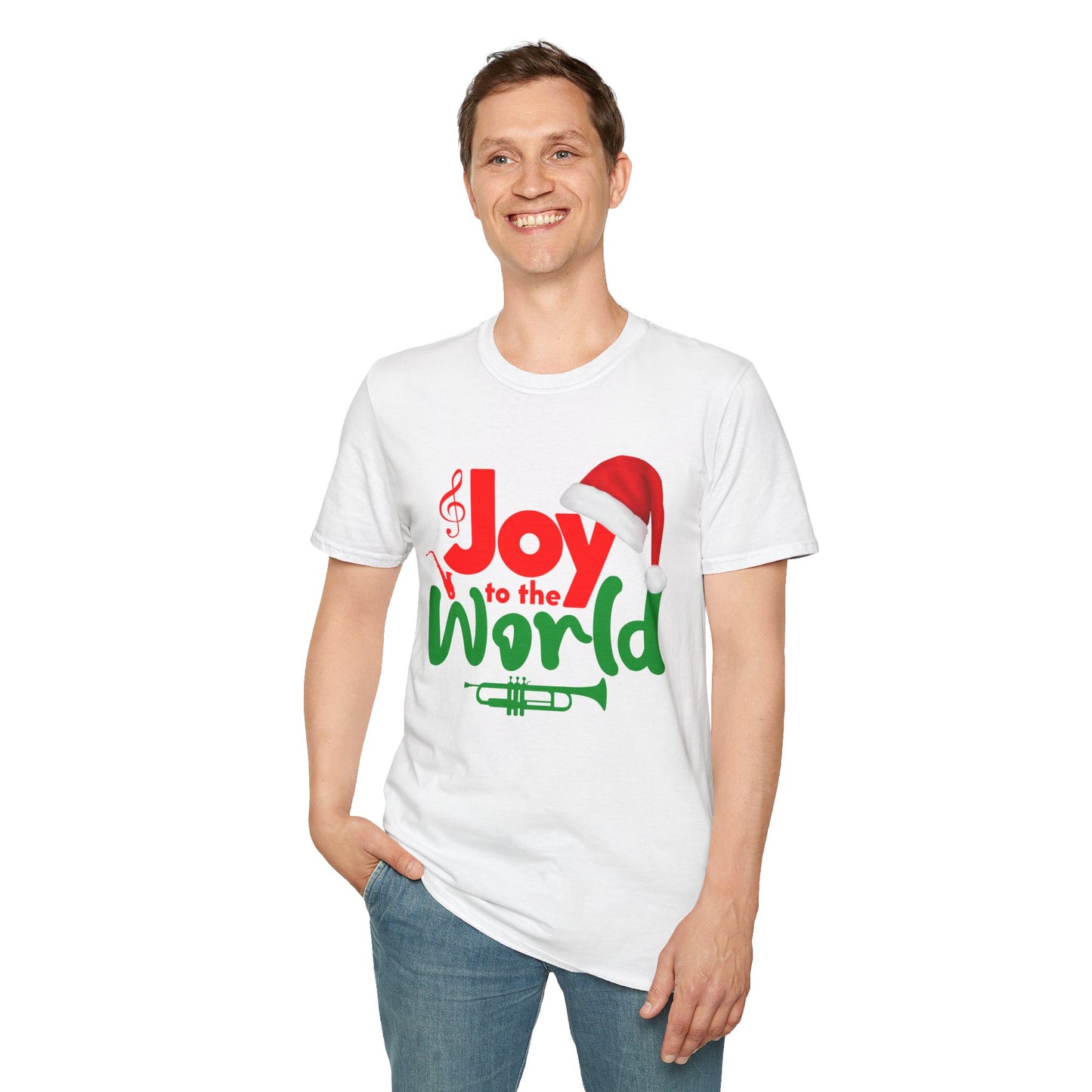 Christmas Unisex T-Shirt - Joy To The World Design