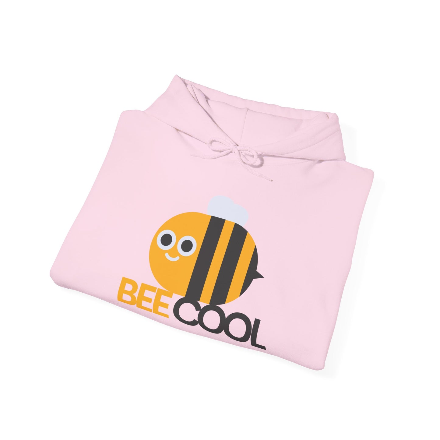 Motivational Unisex Hooded Sweatshirt - Bee Cool Design