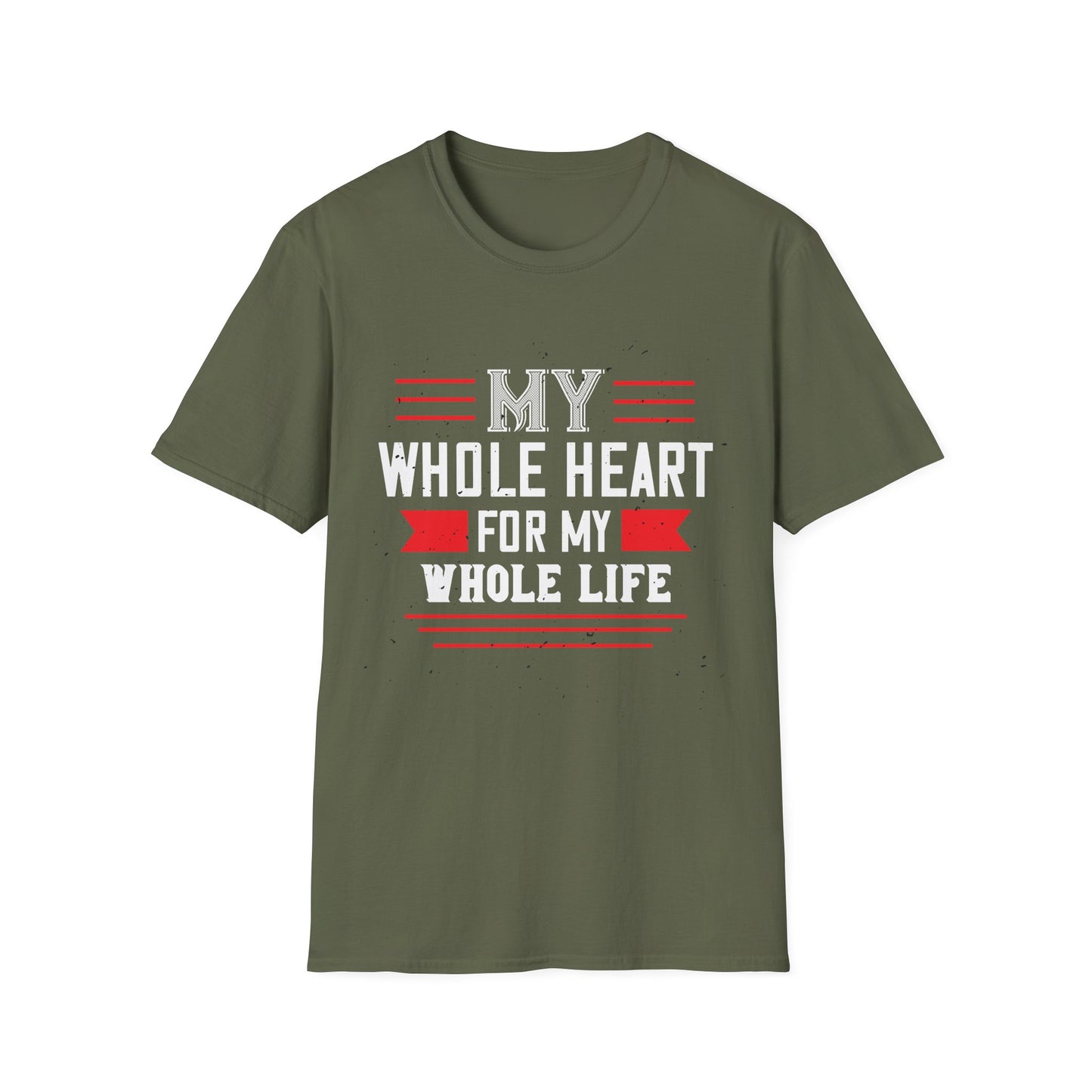 Valentine's Day Unisex T-Shirt - My Whole Heart For My Whole Life Design