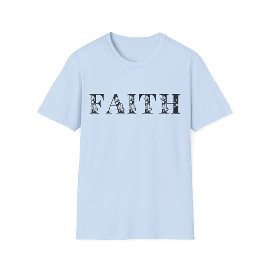 Christian Unisex T-Shirt - Faith Black Design