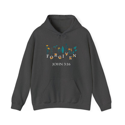 Christian Unisex Hooded Sweatshirt - Forgiven Design