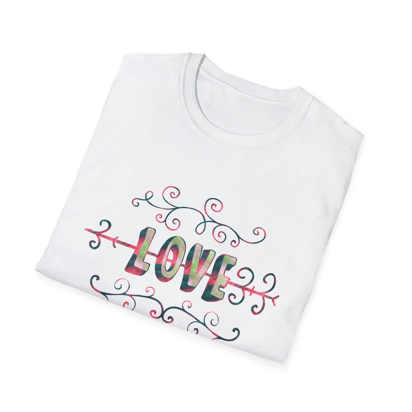 Valentine's Day Unisex T-Shirt - Love Is Life Design