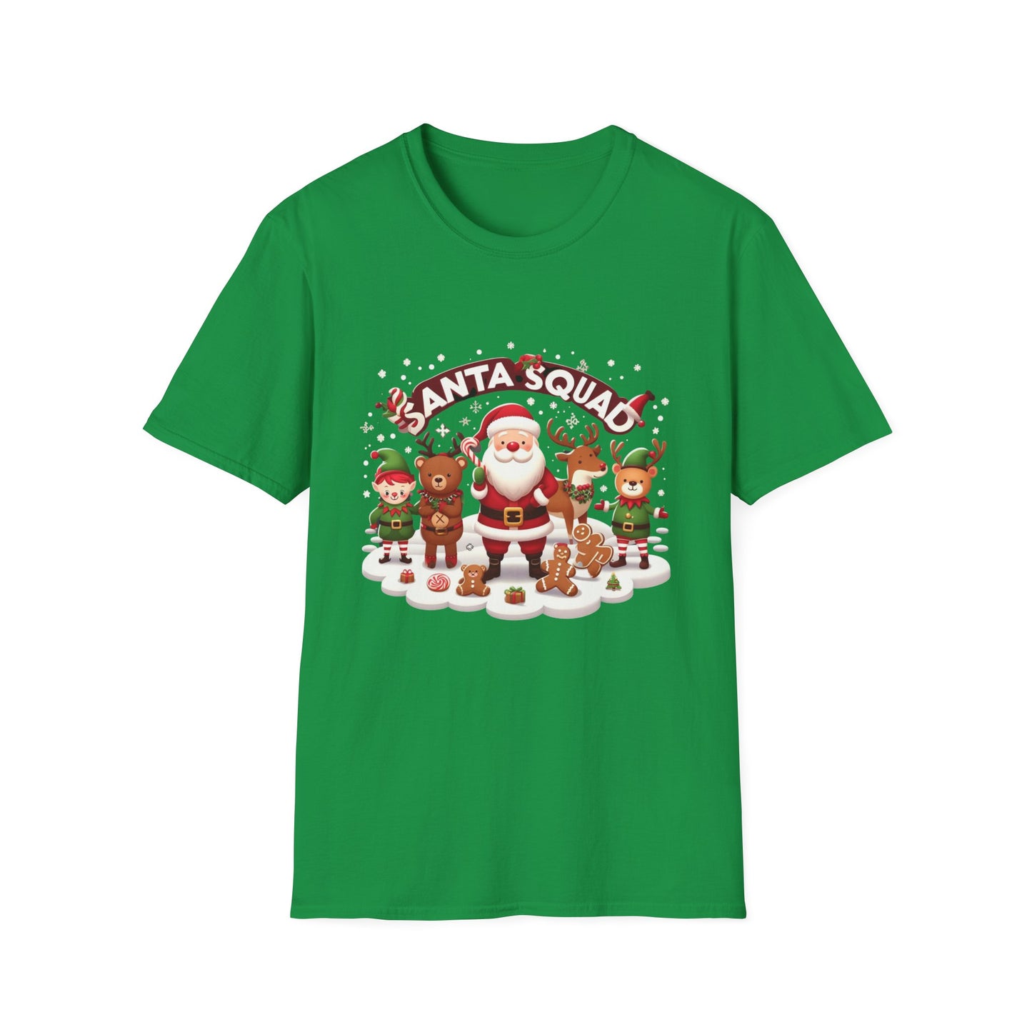 Christmas Unisex T-Shirt - Winter Santa Squad Design