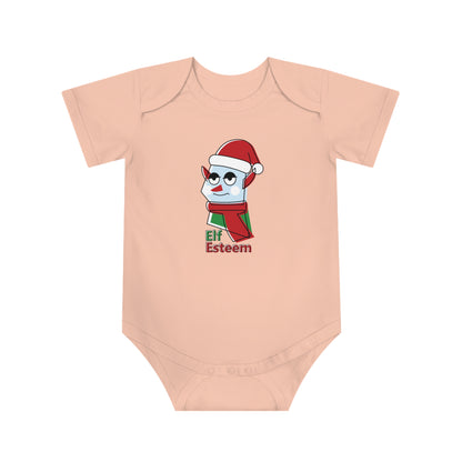 Christmas Baby Bodysuit - Elf Esteem Design