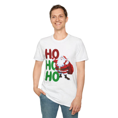 Christmas Unisex T-Shirt - Ho Ho Ho Design