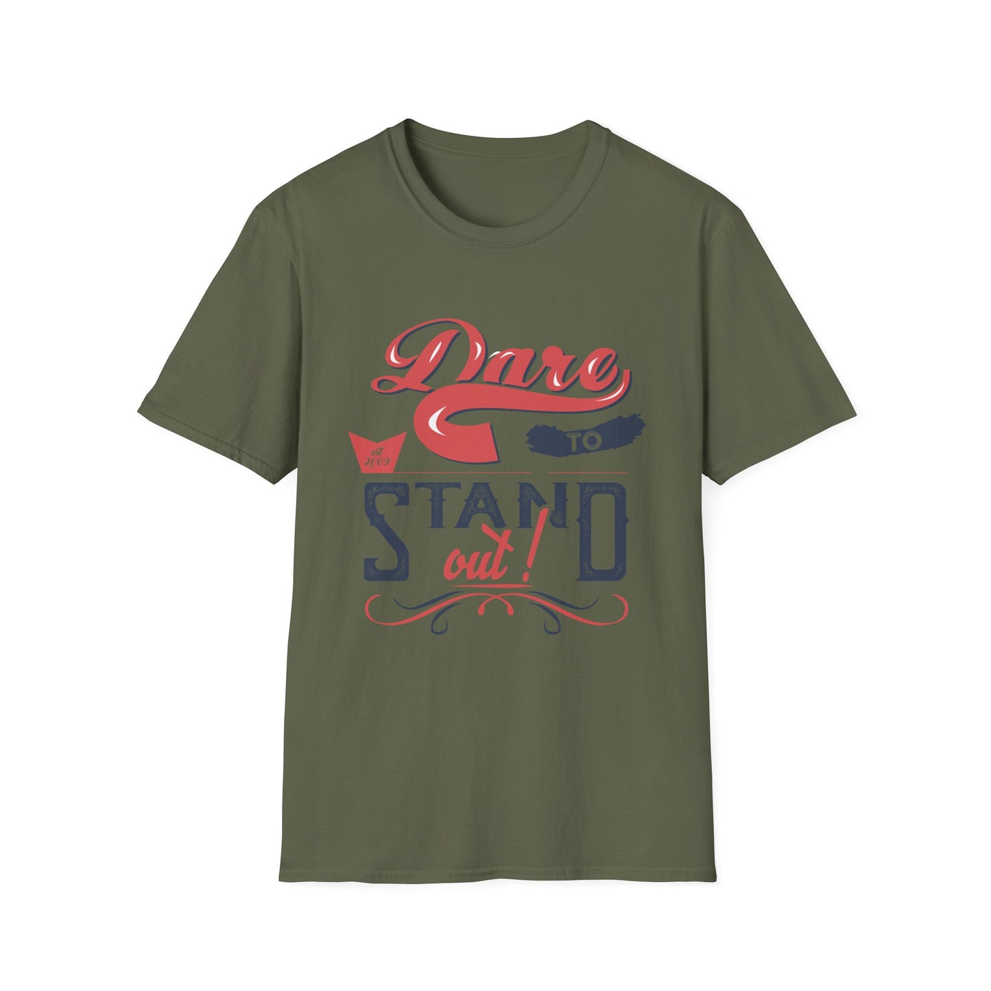 Motivational Unisex T-Shirt - Dare To Stand Out! Design