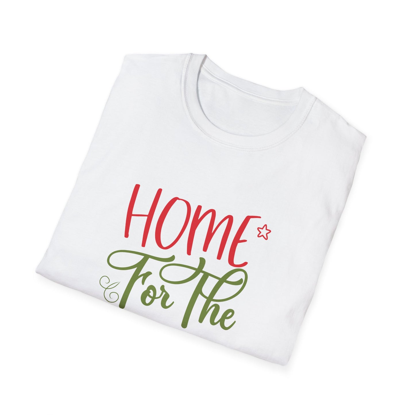 Christmas Unisex T-Shirt - Home For The Holidays Design