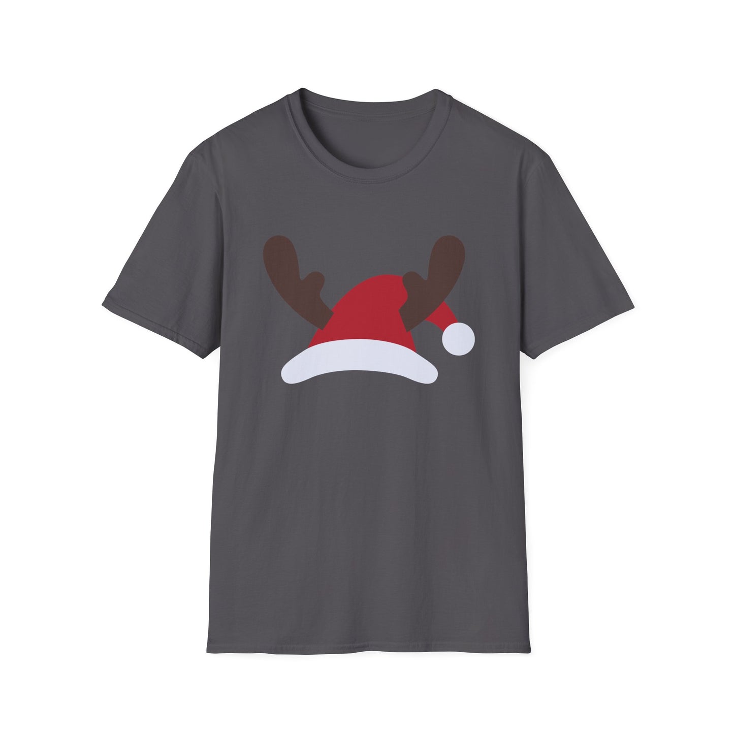 Christmas Unisex T-Shirt - Santa's Hat Design