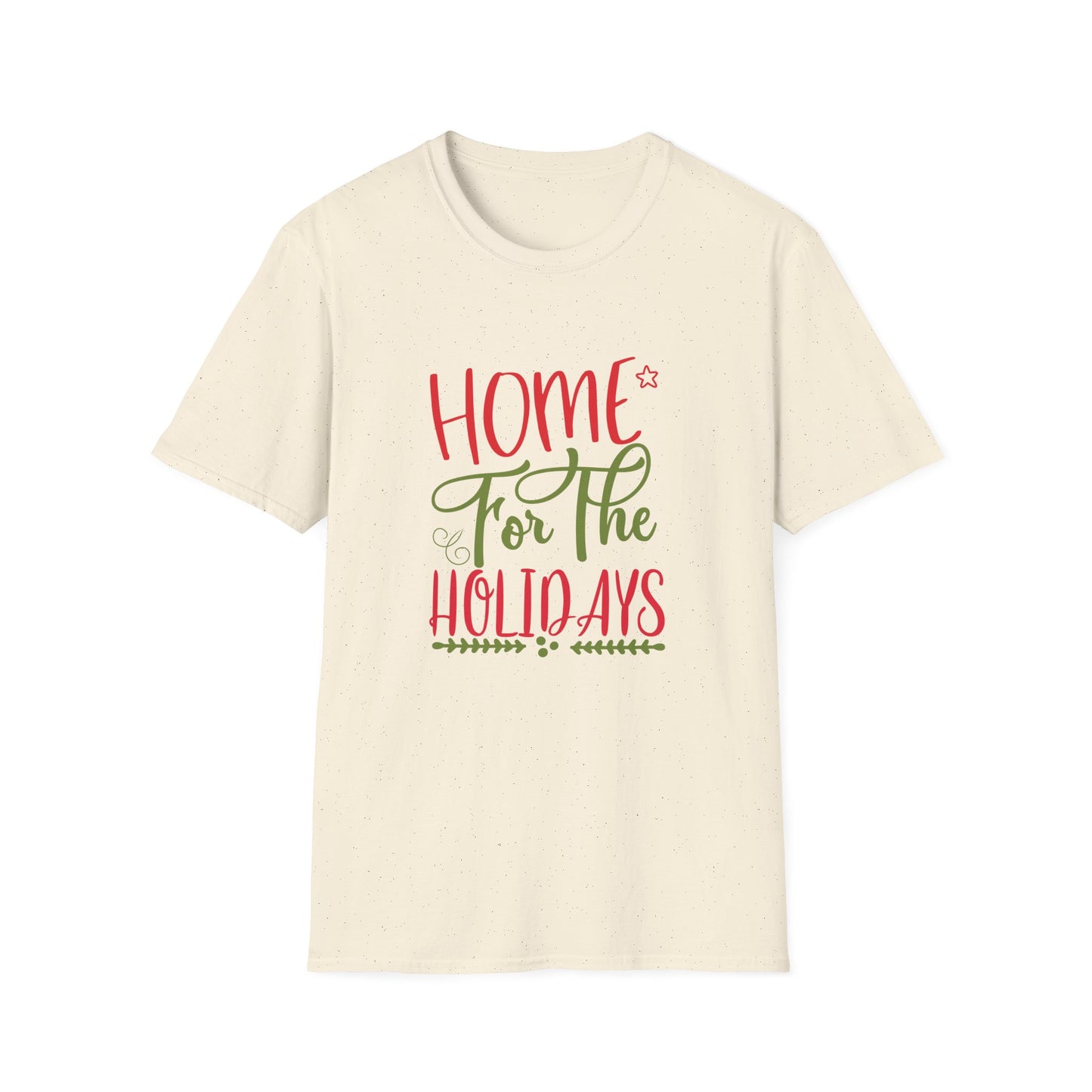 Christmas Unisex T-Shirt - Home For The Holidays Design