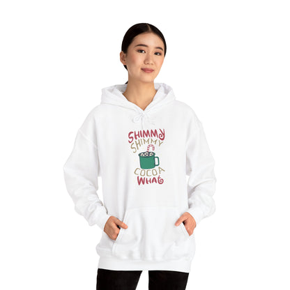 Christmas Unisex Hooded Sweatshirt - Shimmy Shimmy Cocoa What Design