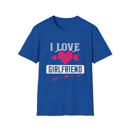 Valentine's Day Unisex T-Shirt - I Love My Girlfriend Design