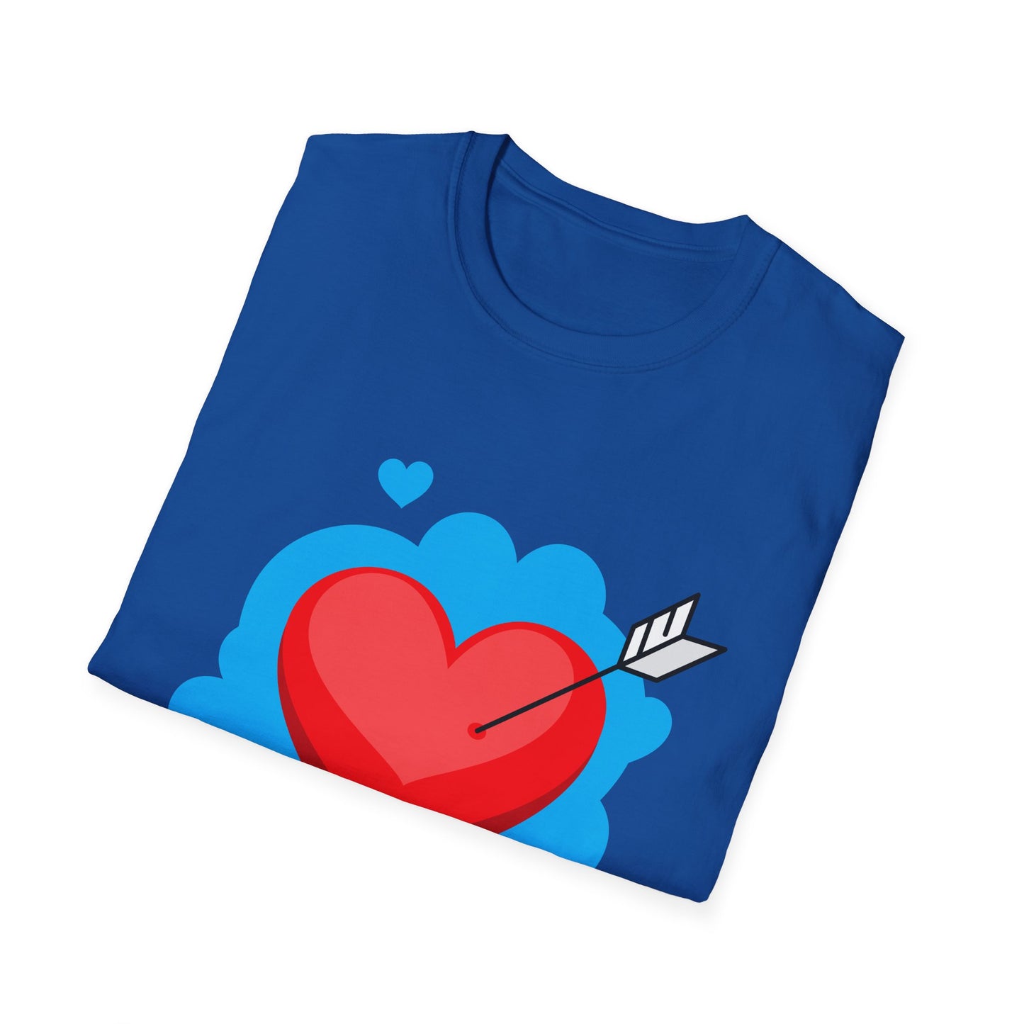 Valentine's Day Unisex T-Shirt - Simple Heart Design