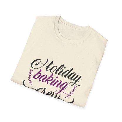 Christmas Unisex T-Shirt - Holiday Baking Crew Design