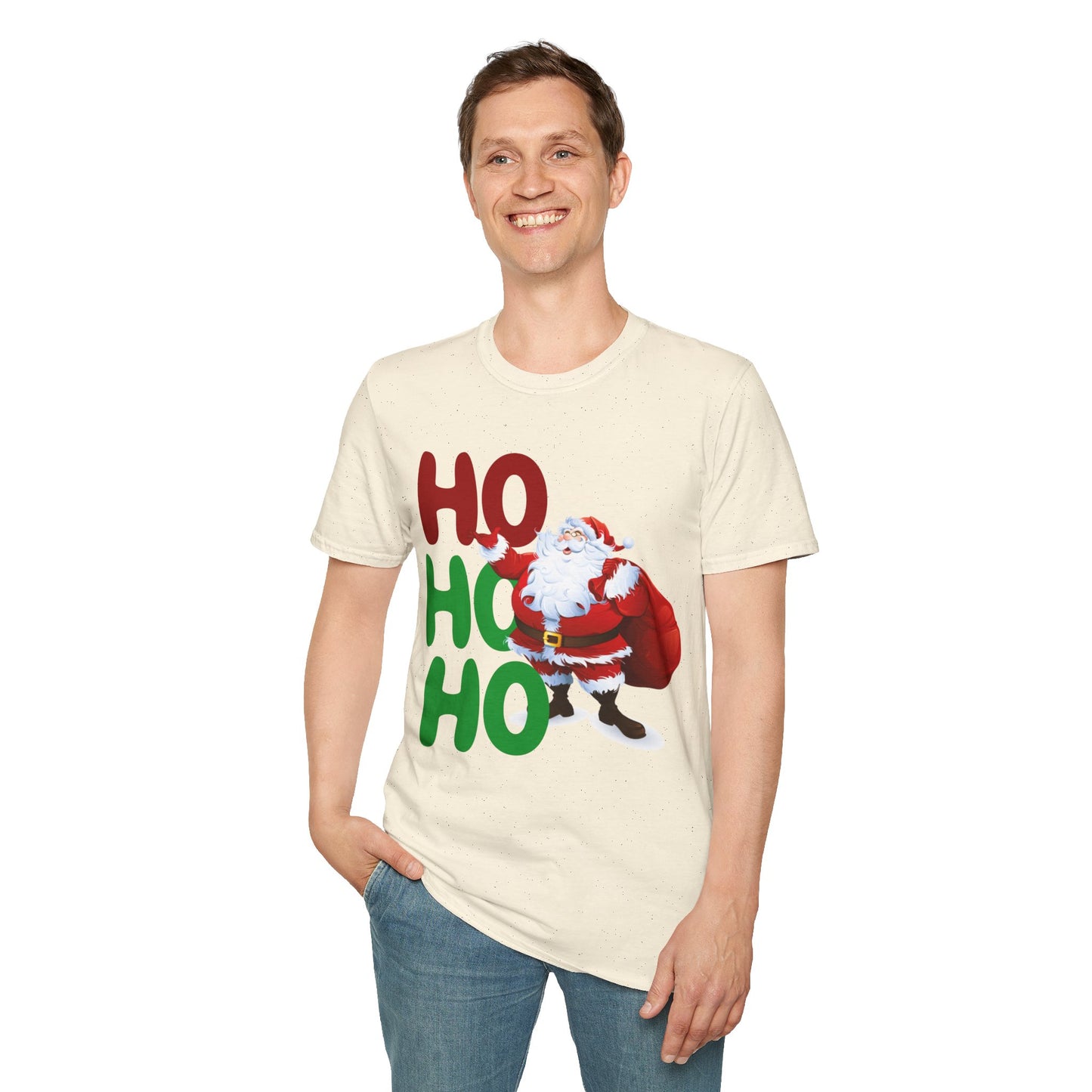 Christmas Unisex T-Shirt - Ho Ho Ho Design