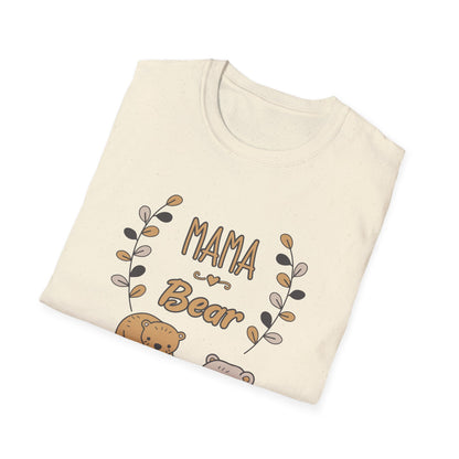 Mother's Day Unisex T-Shirt - Cute Mama Bear Design