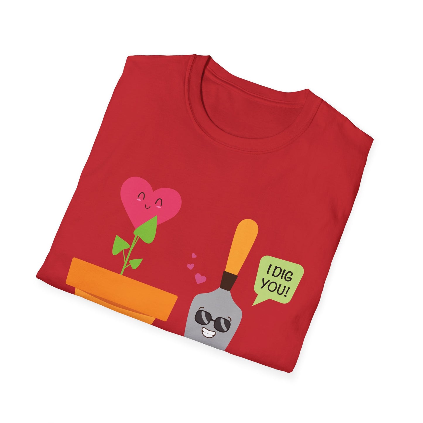 Valentine's Day Unisex T-Shirt - I Dig You! Design