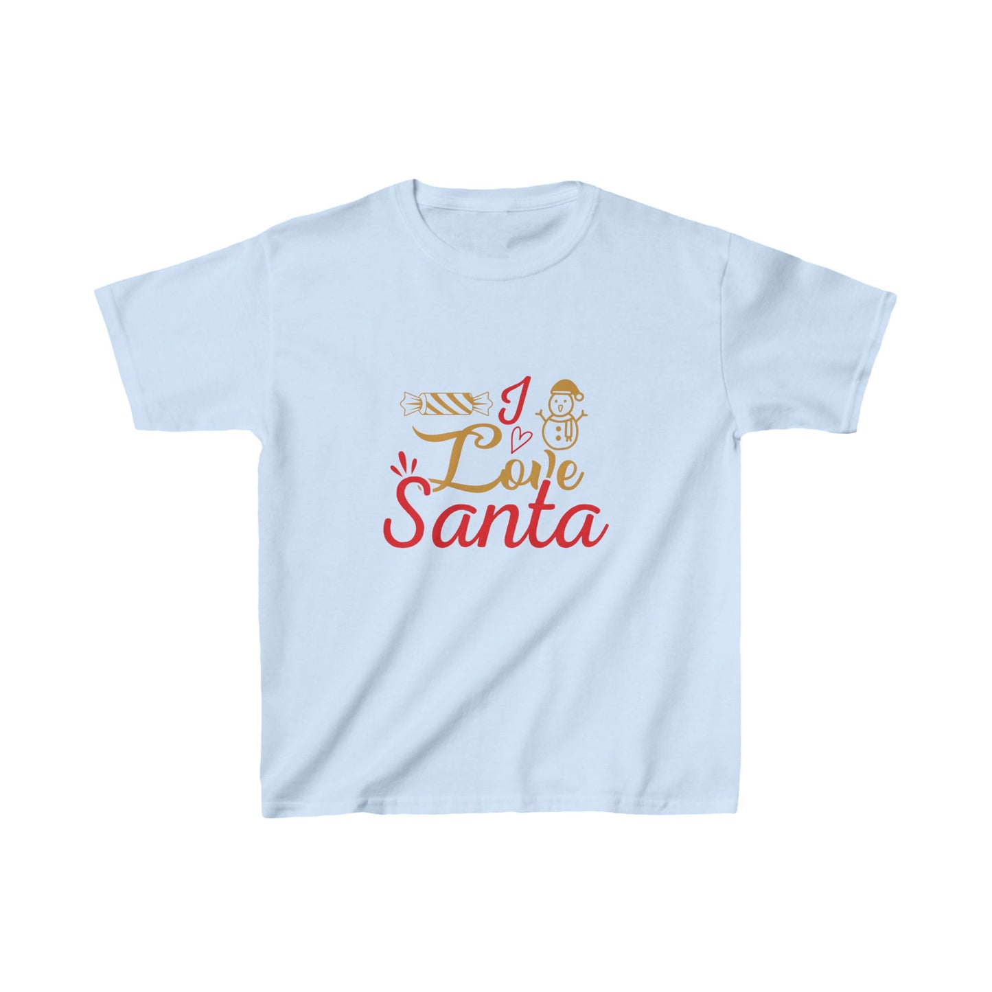 Christmas Unisex Kids T-Shirt - Love Santa Design