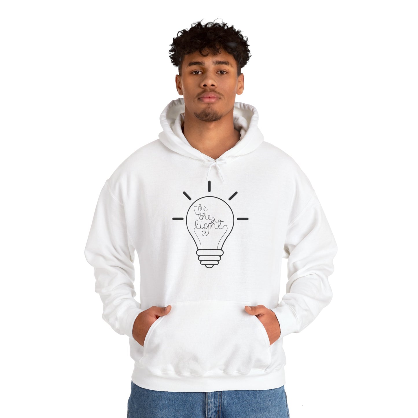 Christian Unisex Hooded Sweatshirt - Be The Light Design