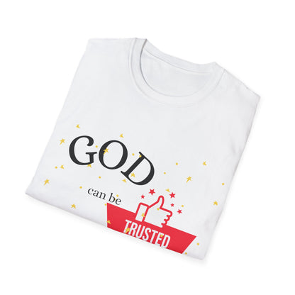 Christian Unisex T-Shirt - God Can Be Trusted Design