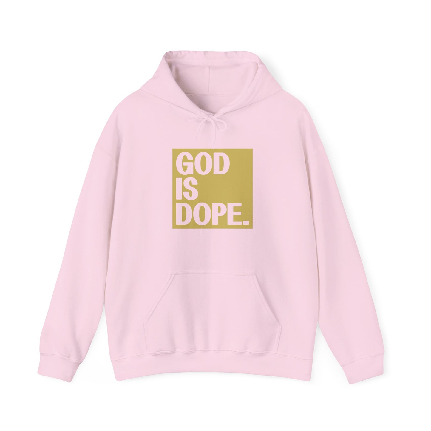 Christian Unisex Hooded Sweatshirt - God Is Dope Design