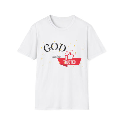 Christian Unisex T-Shirt - God Can Be Trusted Design