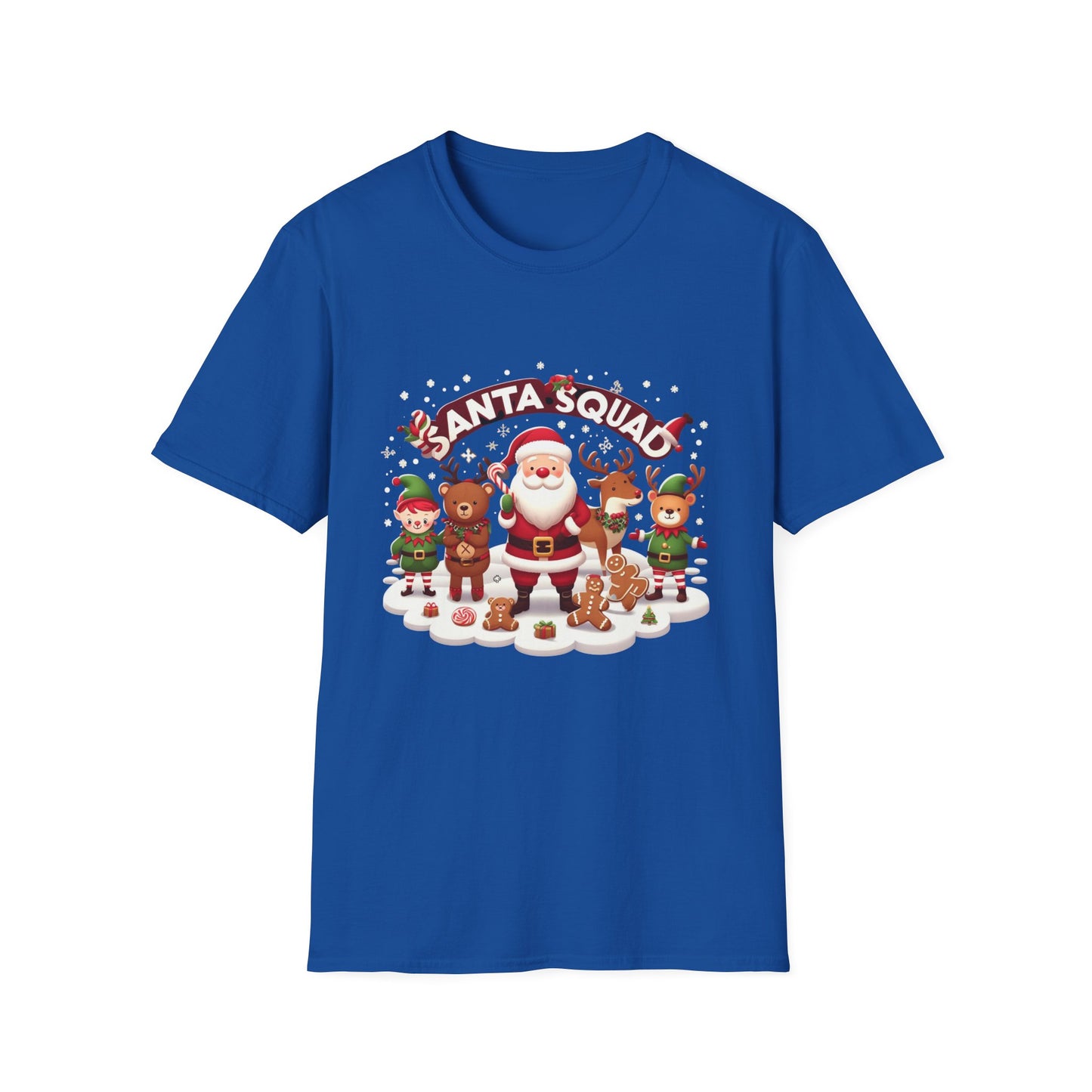 Christmas Unisex T-Shirt - Winter Santa Squad Design