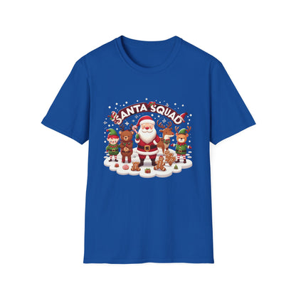 Christmas Unisex T-Shirt - Winter Santa Squad Design