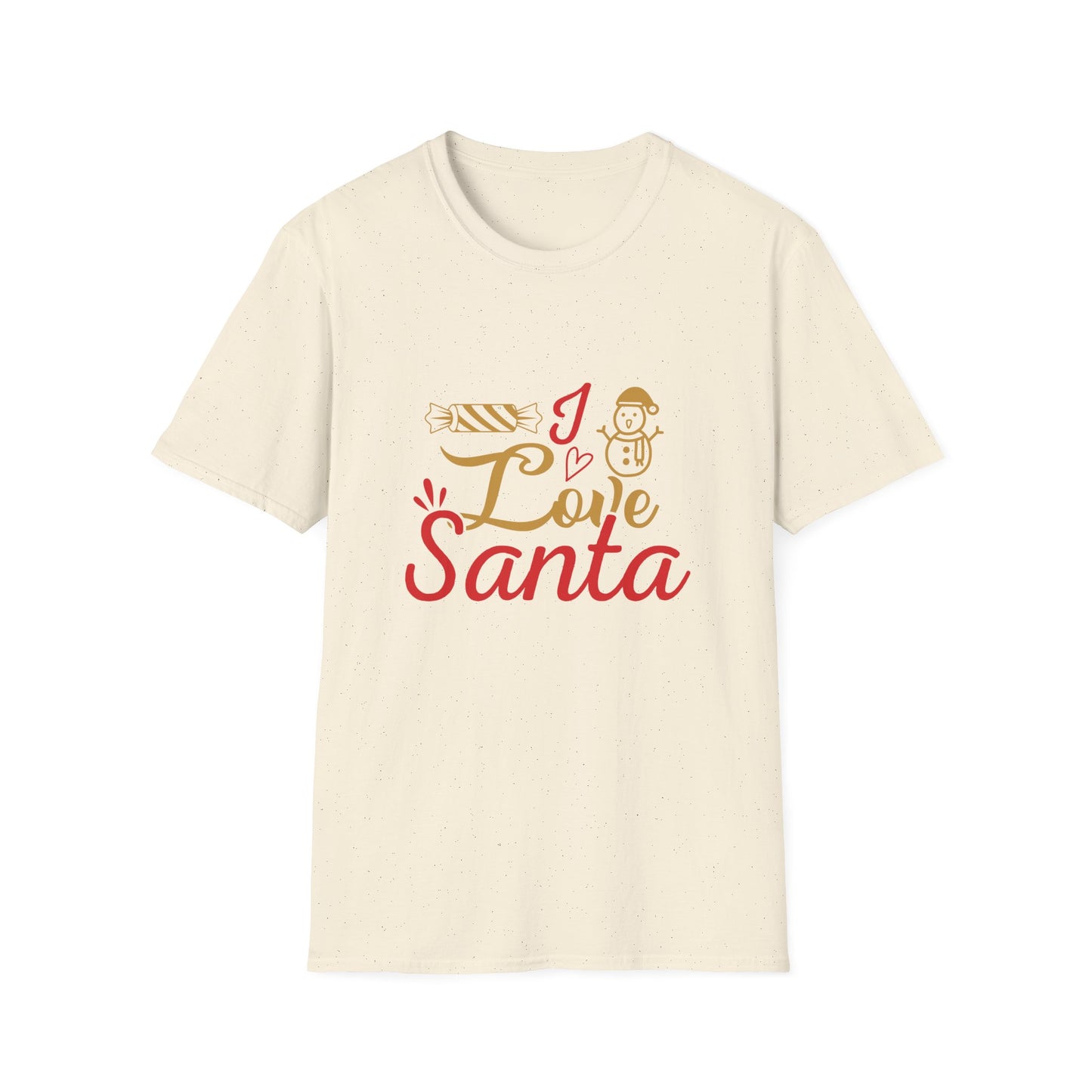 Christmas Unisex T-Shirt - Love Santa Design