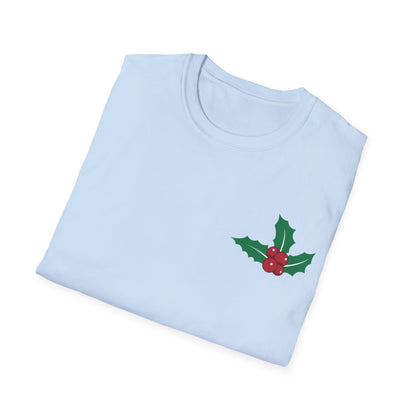 Christmas Unisex T-Shirt - Mistletoe Design