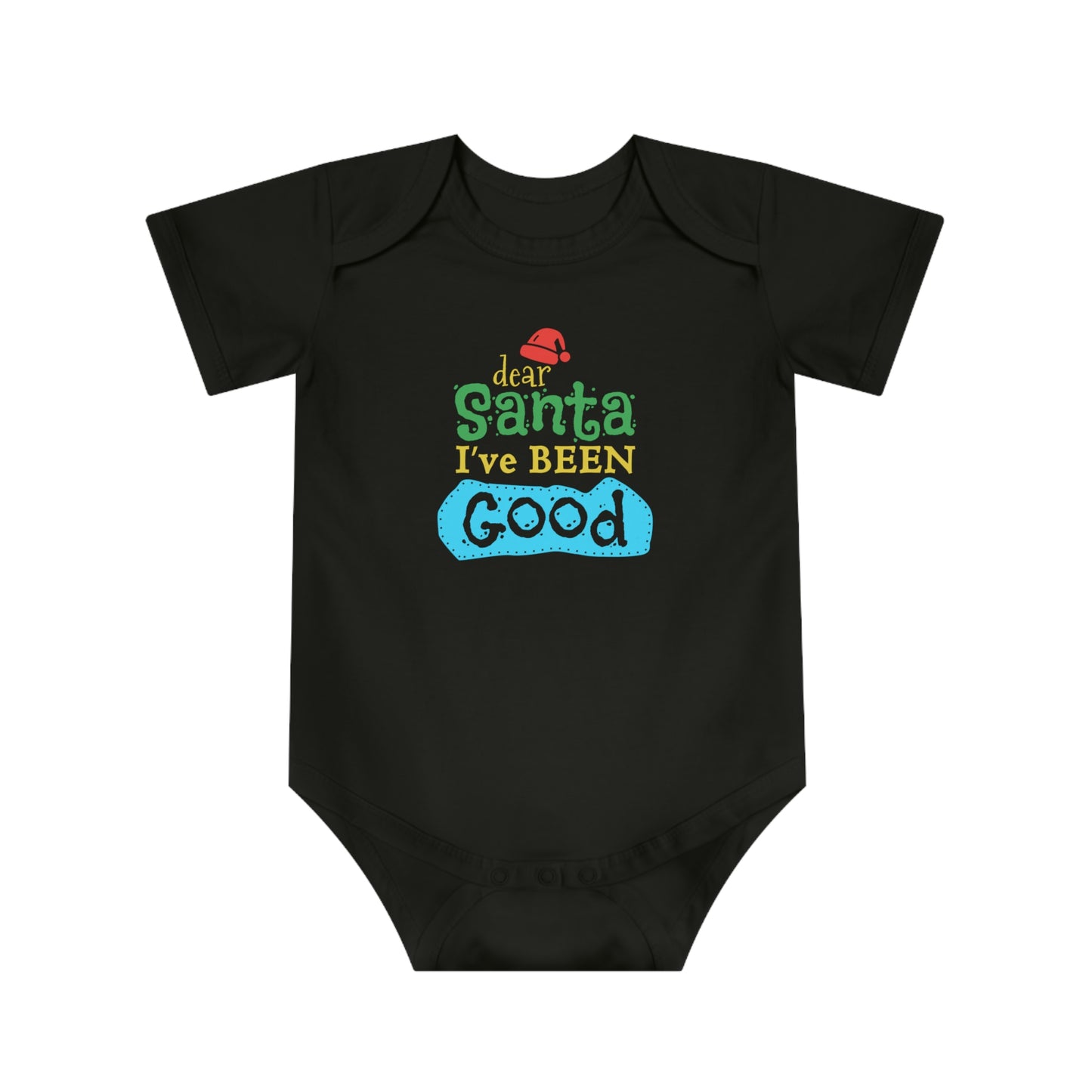 Christmas Baby Bodysuit - Dear Santa I've Been Good Design