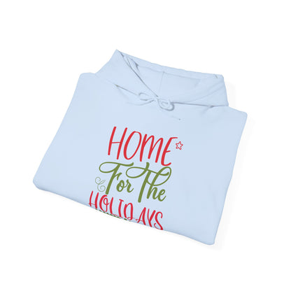 Christmas Unisex Hooded Sweatshirt - Home For The Holidays Design