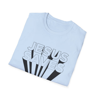 Christian Unisex T-Shirt - Jesus Saves All Design