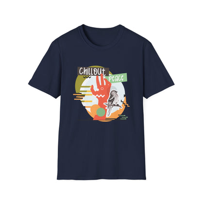 Motivational Unisex T-Shirt - Chillout Peace Design