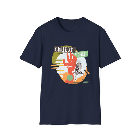 Motivational Unisex T-Shirt - Chillout Peace Design