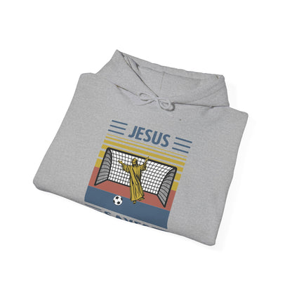 Christian Unisex Hooded Sweatshirt - Jesus Saves Design