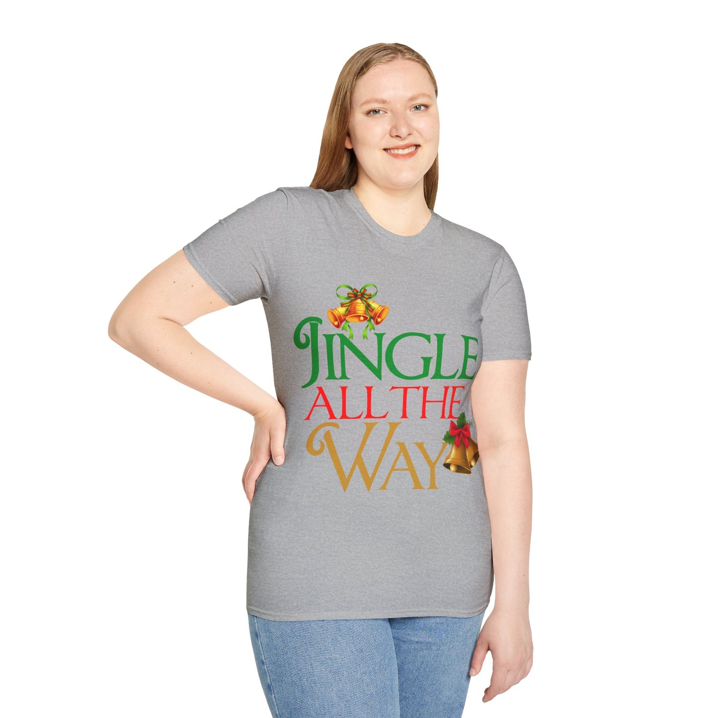 Christmas Unisex T-Shirt - Jingle All the Way Design