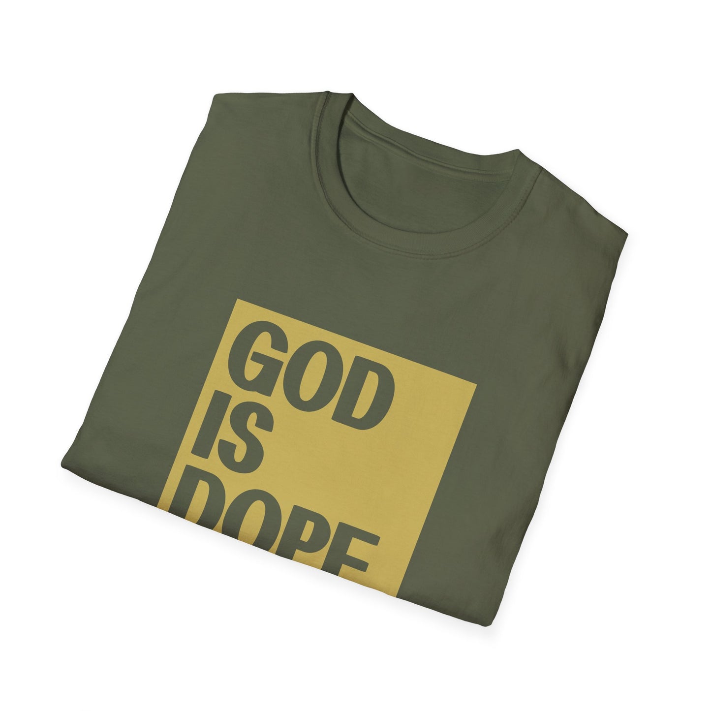 Christian Unisex T-Shirt - God Is Dope Design