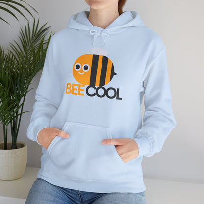 Motivational Unisex Hooded Sweatshirt - Bee Cool Design