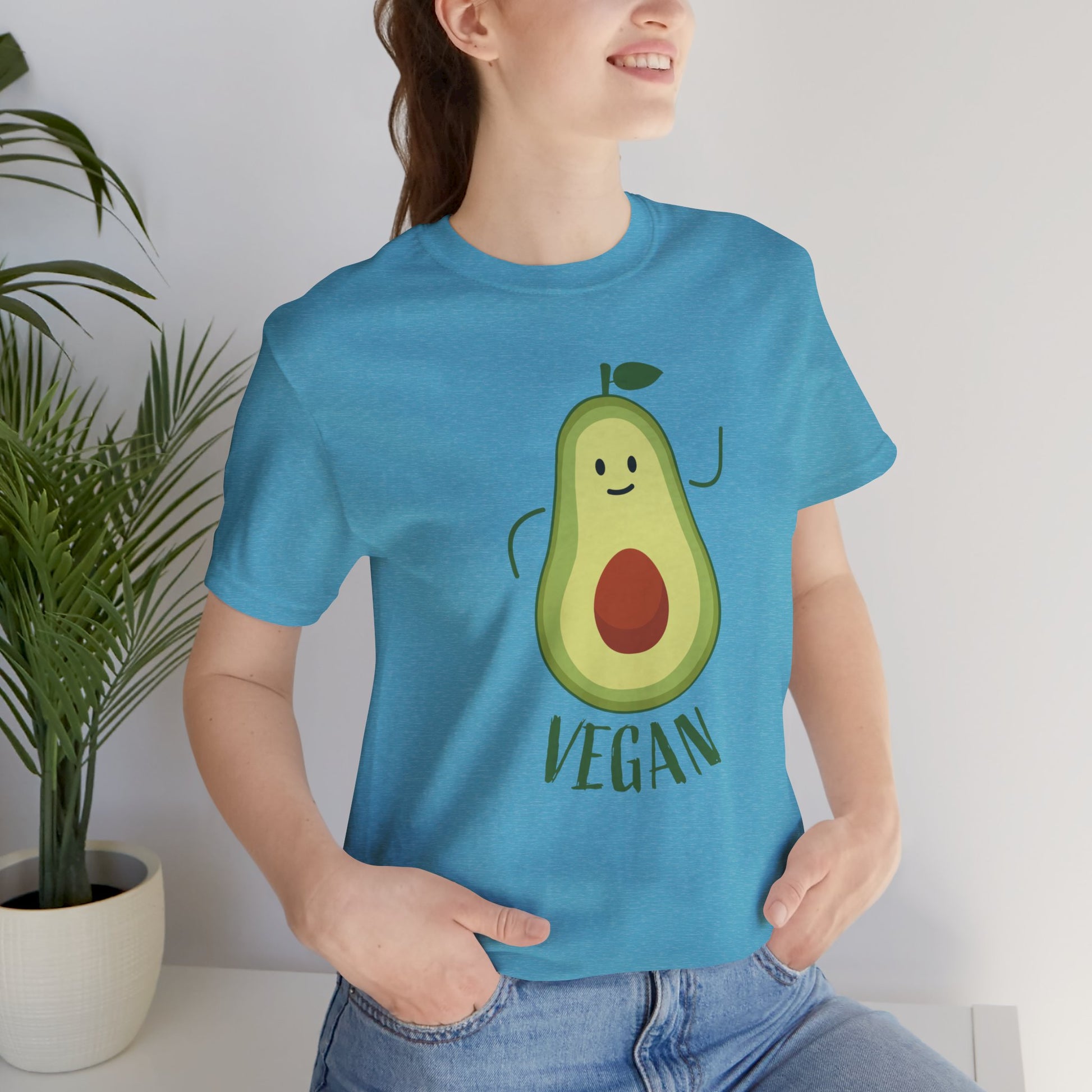Avocado Vegan Short Sleeve T-Shirt - Unisex - Motivational Treats