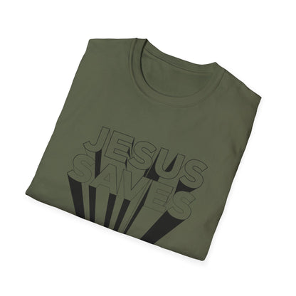 Christian Unisex T-Shirt - Jesus Saves All Design